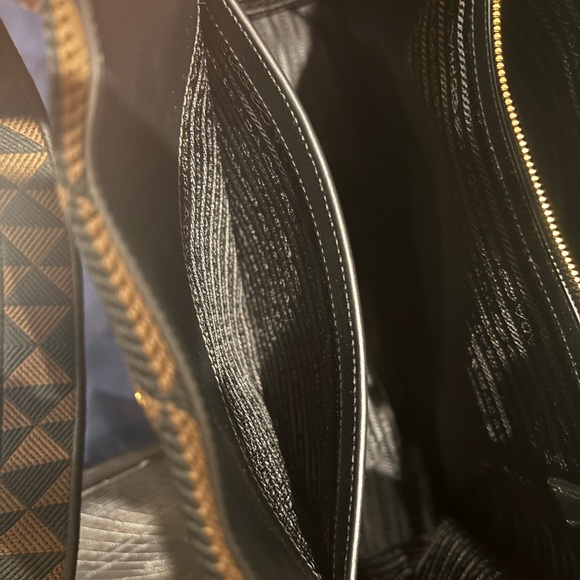 Prada large tote. Authentic.  Comes with registration and receipt.   Never used. - Picture 8 of 8